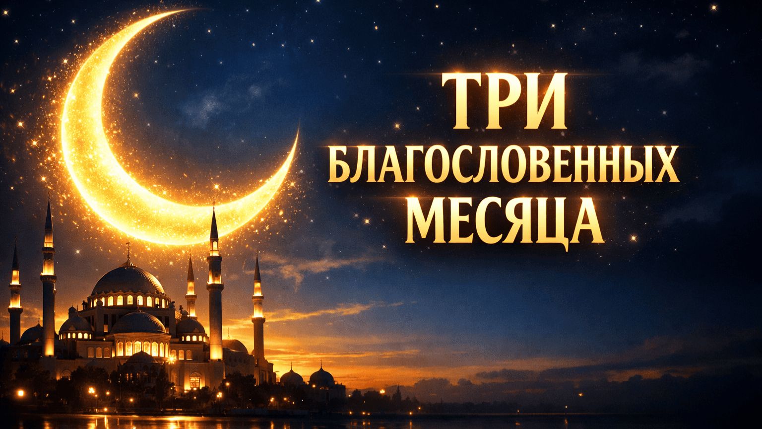 Три благословенных месяца Раджаб, Ша‘бан и Рамадан смотреть онлайн