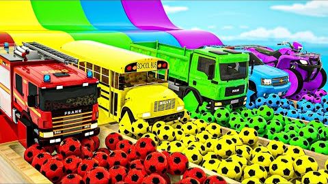 Раскрашивай шарики и пой песню! | Колеса в автобусе, Бинго, Малышка Акула | Детские стишки и песенки смотреть онлайн