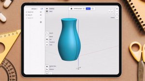Моделирование вазы в Shapr3D (вариант 1)