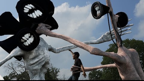 Сиреноголовый против черного Сиреноголового в реальной жизни смотреть онлайн