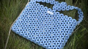 Формирование полотна бусинами рис. Beaded rice canvas formation