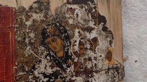 Реставрация иконы Божией Матери " Нечаянная радость "
