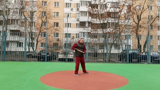 Упражнения с палочкой для Тайцзи (16) смотреть онлайн