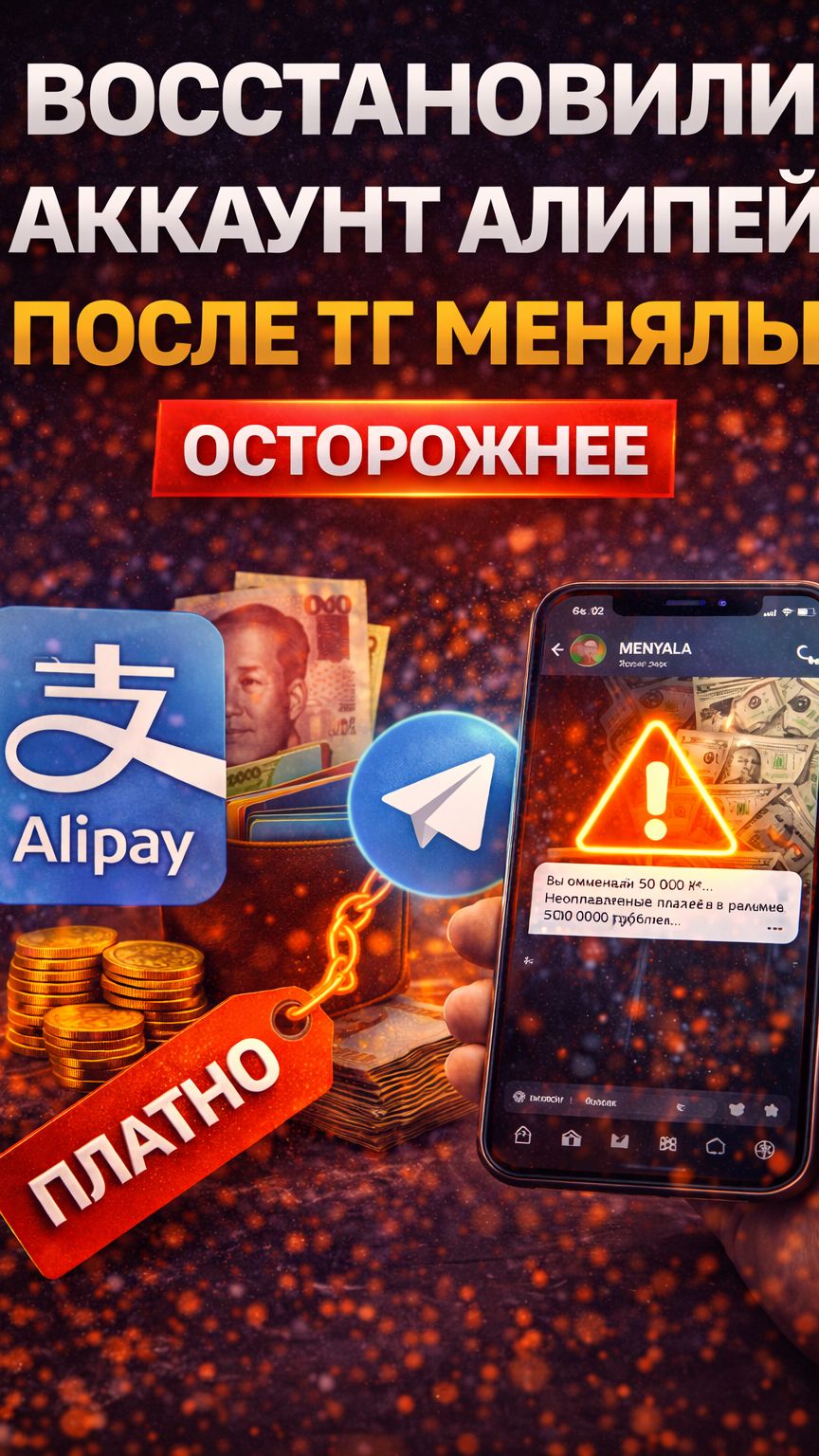 Восстановили аккаунт Алипей после тг менялы ОСТОРОЖНЕЕ смотреть онлайн