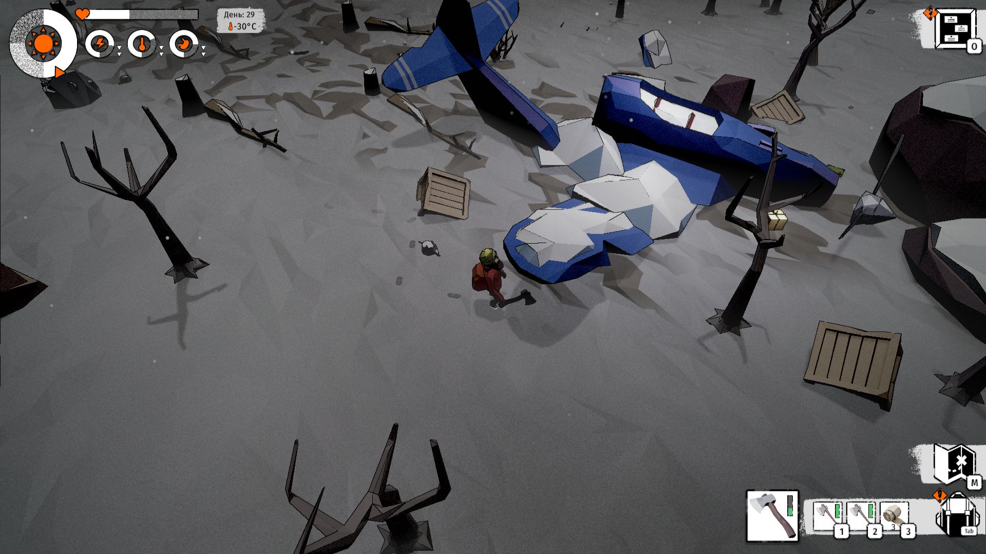 ANGST: A TALE OF SURVIVAL # 5.Упавший самолёт