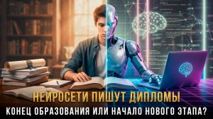 НЕЙРОСЕТИ ПИШУТ ДИПЛОМЫ: Конец образования или начало нового этапа? | Фёдор Лисицын