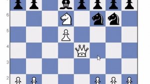 Гениальный _спертый мат_ на 10 ходу в _Сицилианской защите_