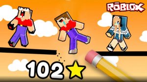 2 НУБА И ДЕВУШКА ПРО РИСУЮТ ЧТОБЫ ПРОЙТИ ИСПЫТАНИЯ В РОБЛОКС