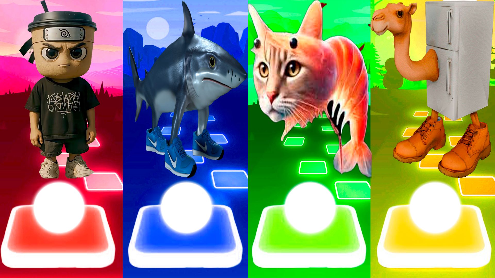 КАПУЧИНО АССАСИНО 🆚 ТРАЛАЛЕРО ТРАЛАЛА 🆚 ТРИПИ ТРОПИ 🆚 ФРИГО КАМЕЛО | Tiles Hop №324 смотреть онлайн