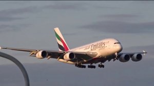 Красивая подборка взлет и посадка больших самолетов