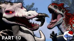 Руди vs Индоминус Рекс (лвл 40) | Анимация часть 10 (перезалив с Ютуба)