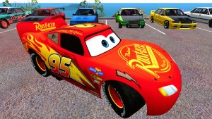 МУЛЬТИКИ ПРО МАШИНКИ МАКВИН: прыгаем в БЕЗДНУ и РАЗБИВАЕМСЯ.