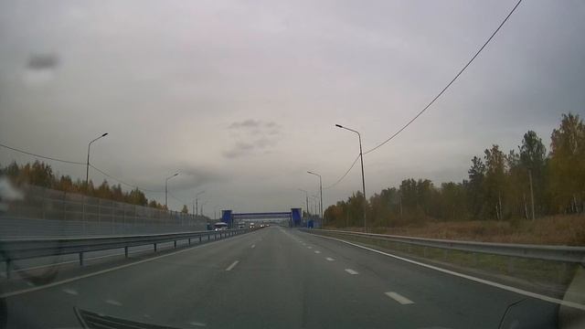 🚗 Видео с видеорегистратора: движение по посёлку Боровский | 70mai Dash Cam Pro | 30.09.2025