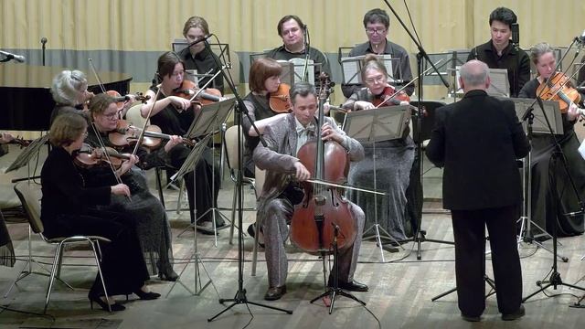 Eugene Prokoshin plays Tchaikovsky Variations on a Rococo theme with "Cantus Firmus" orchestra. смотреть онлайн