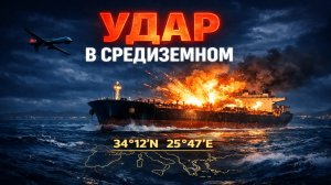 СРОЧНО: ВСУ атаковали российский танкер в Средиземном море — первый удар по «теневому флоту»