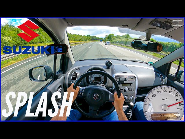2014 Suzuki Splash 1.0 - POV Autobahn Top Speed Drive смотреть онлайн
