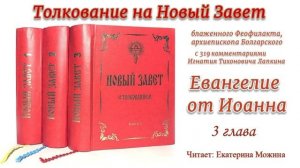 5. Толкование на Евангелие от Иоанна 3 глава.