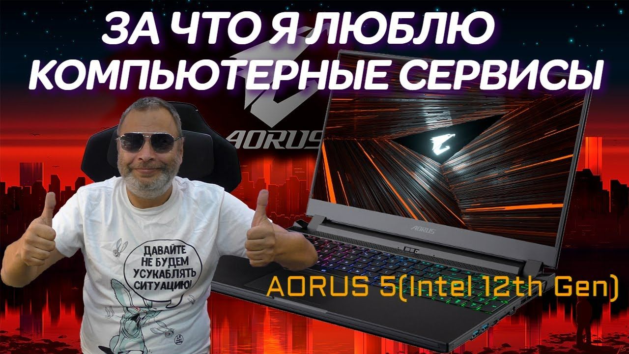 За что я люблю компьютерные сервисы или Ремонт игрового ноутбука AОRUS 5 SE. Не виноватая я он, сам