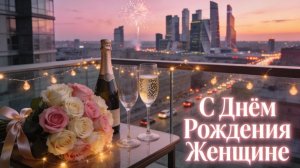 Нежное Поздравление с Днем Рождения Женщине – Музыкальная Открытка