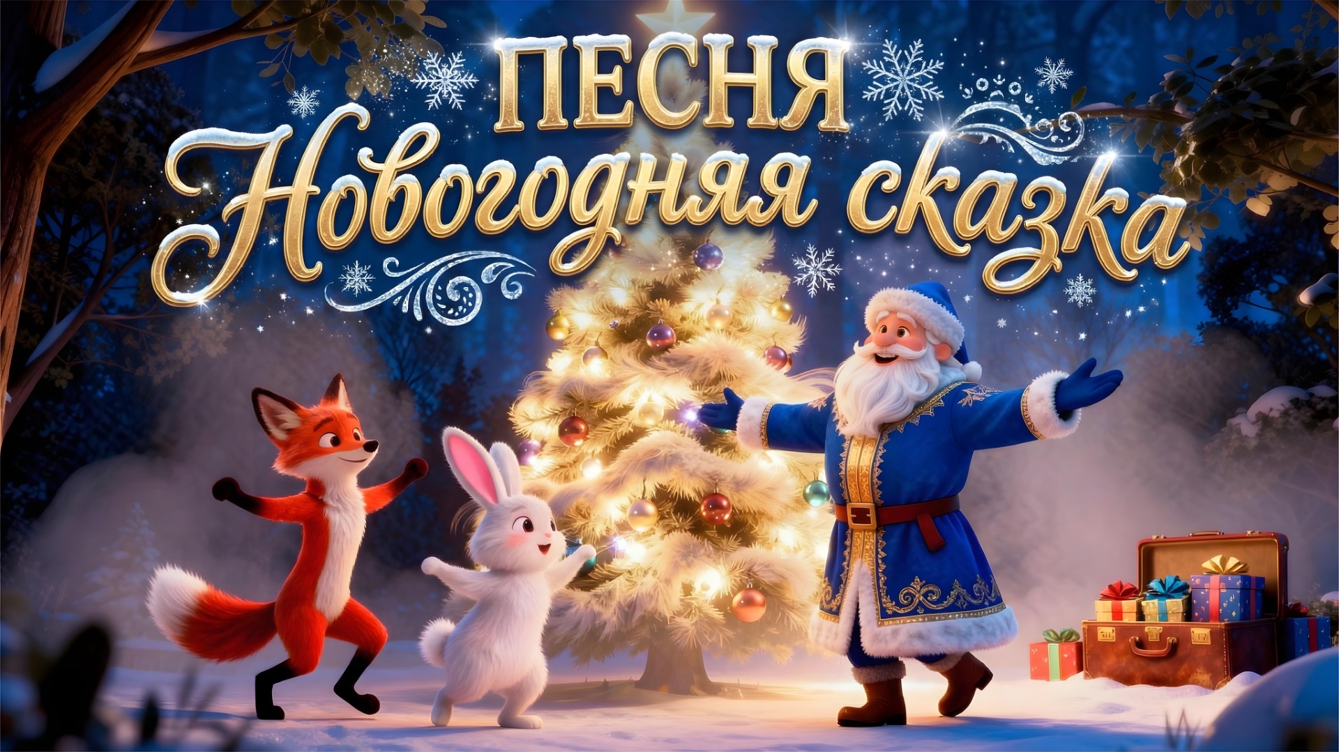 ✨ Новогодняя песня «Новогодняя сказка» | RUSNEURO | Праздничная музыка для всей семьи ✨