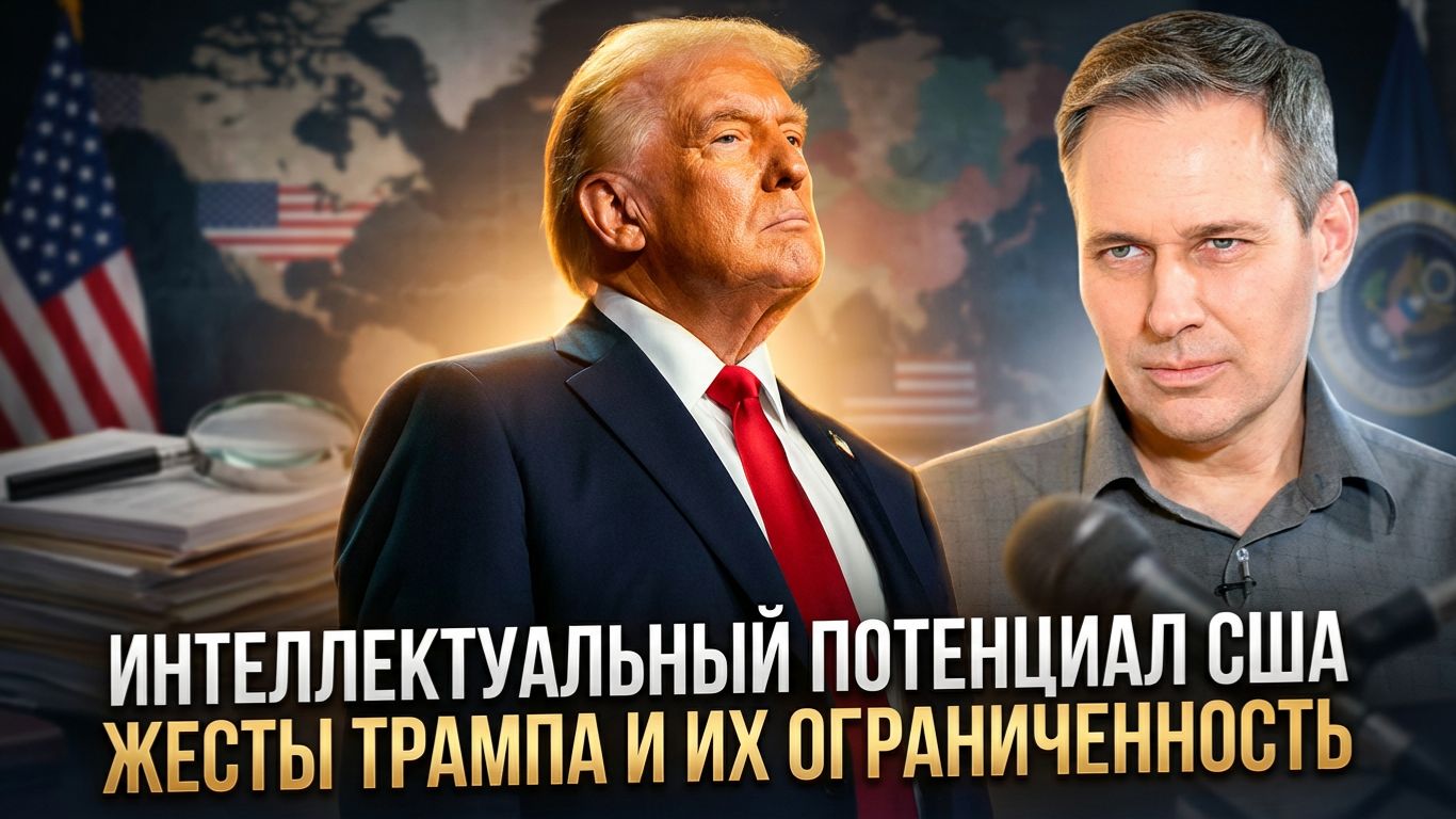Александр Артамонов | Интеллектуальный потенциал США. Жесты Трампа и их ограниченность смотреть онлайн