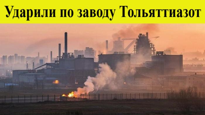 Тольятти атакован БПЛА. ВСУ ударили дронами по заводу «Тольяттиазот» в Самарской области 19.12.2025 смотреть онлайн