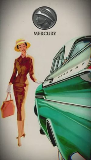 400 лошадиных сил в 1958 году - Mercury V8 SUPER MARAUDER #shorts