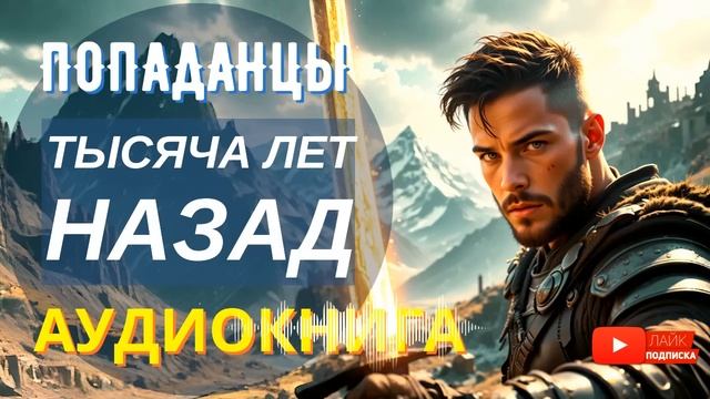 АУДИОКНИГА ПОЛНОСТЬЮ  ⚔️ ТЫСЯЧА ЛЕТ НАЗАД: От лаборанта до героя /// #Попаданцы, славянское фэнтези