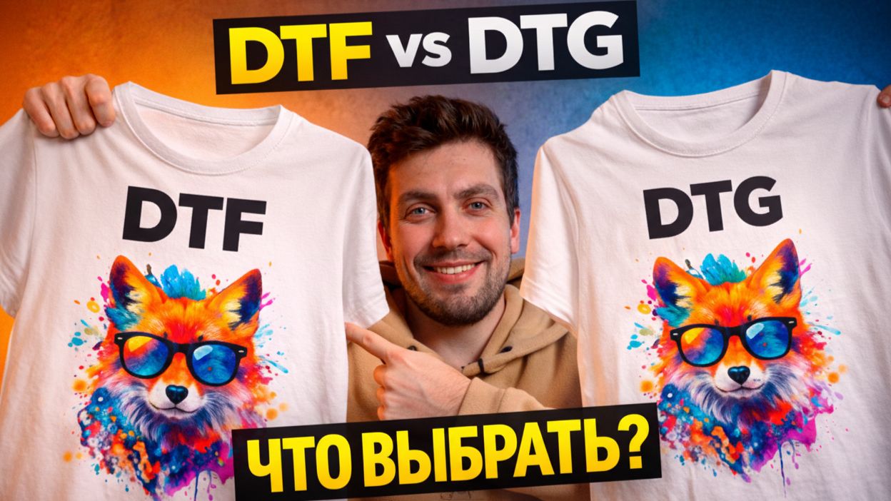 DTF vs DTG печать: сравнение технологий, процессы, цены и что выгоднее в 2025 смотреть онлайн