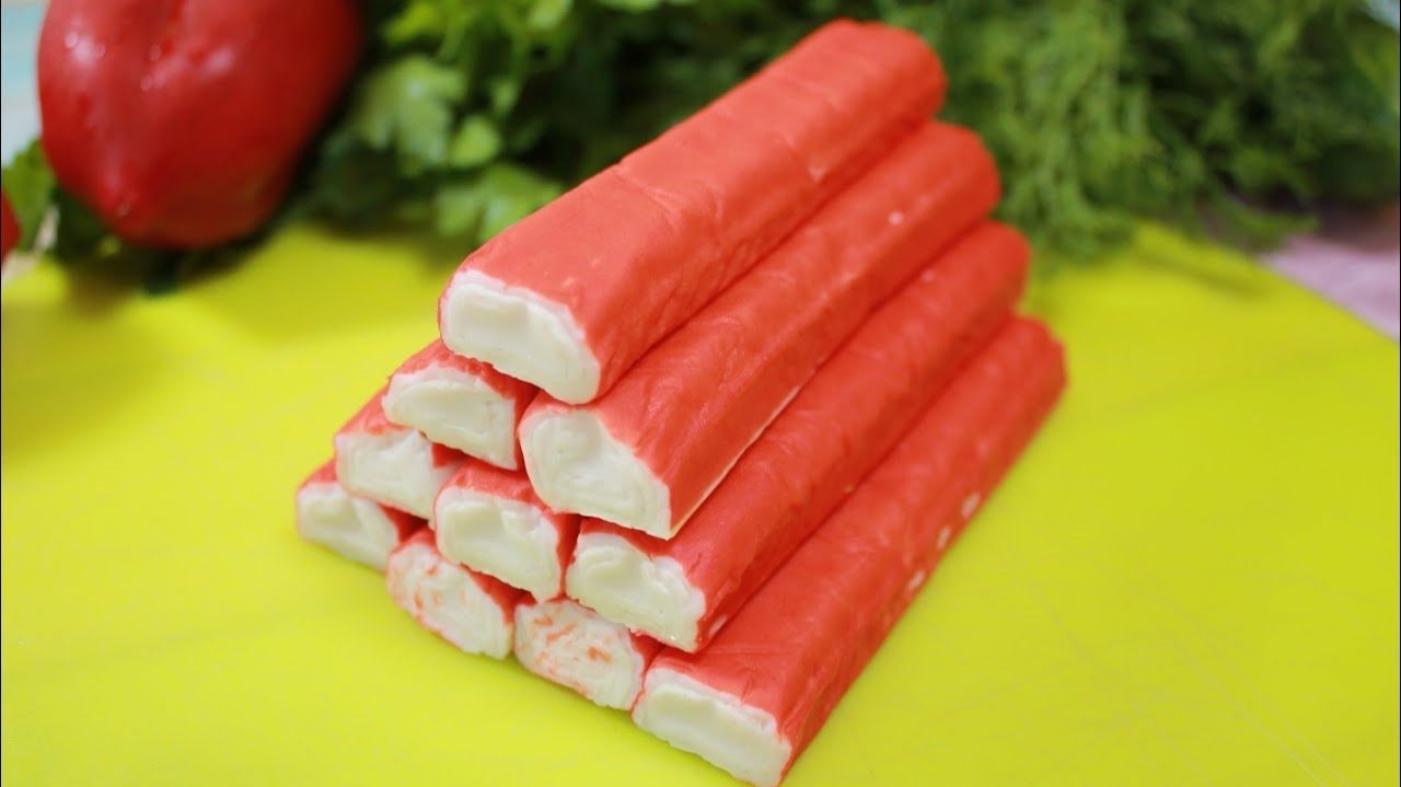 Два супер рецепта из КРАБОВЫХ ПАЛОЧЕК, на НОВЫЙ ГОД 2022. смотреть онлайн