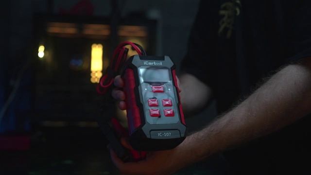 Обзор тестера АКБ 12/24В и зарядного устройства 3 в 1 iCartool IC-107 смотреть онлайн