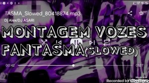 MONTAGEM VOZES FANTASMA(SLOWED)