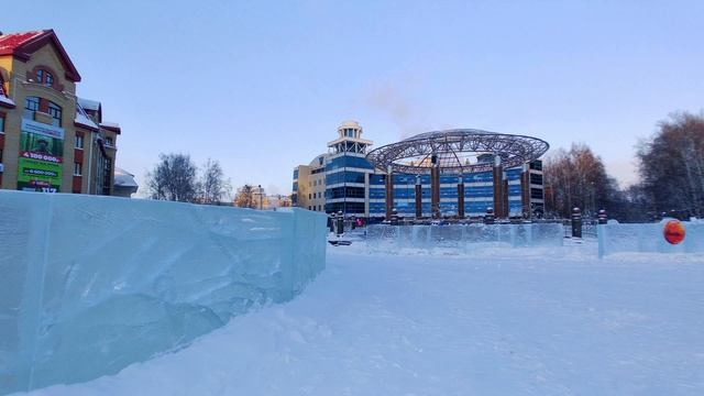 Строительство ледового городка декабрь 2025 год