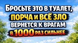 Бросьте это в туалет: смыв порчи и возврат всего зла обратно (ритуал)