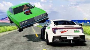 Аварии с высокоскоростным движением автомобилей - Crash BeamNG/Drive