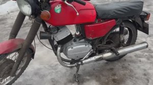 Двигатель Ява 350/634 тест 18.12.2025 после ремонта (г. Бийск, Алтайский край)