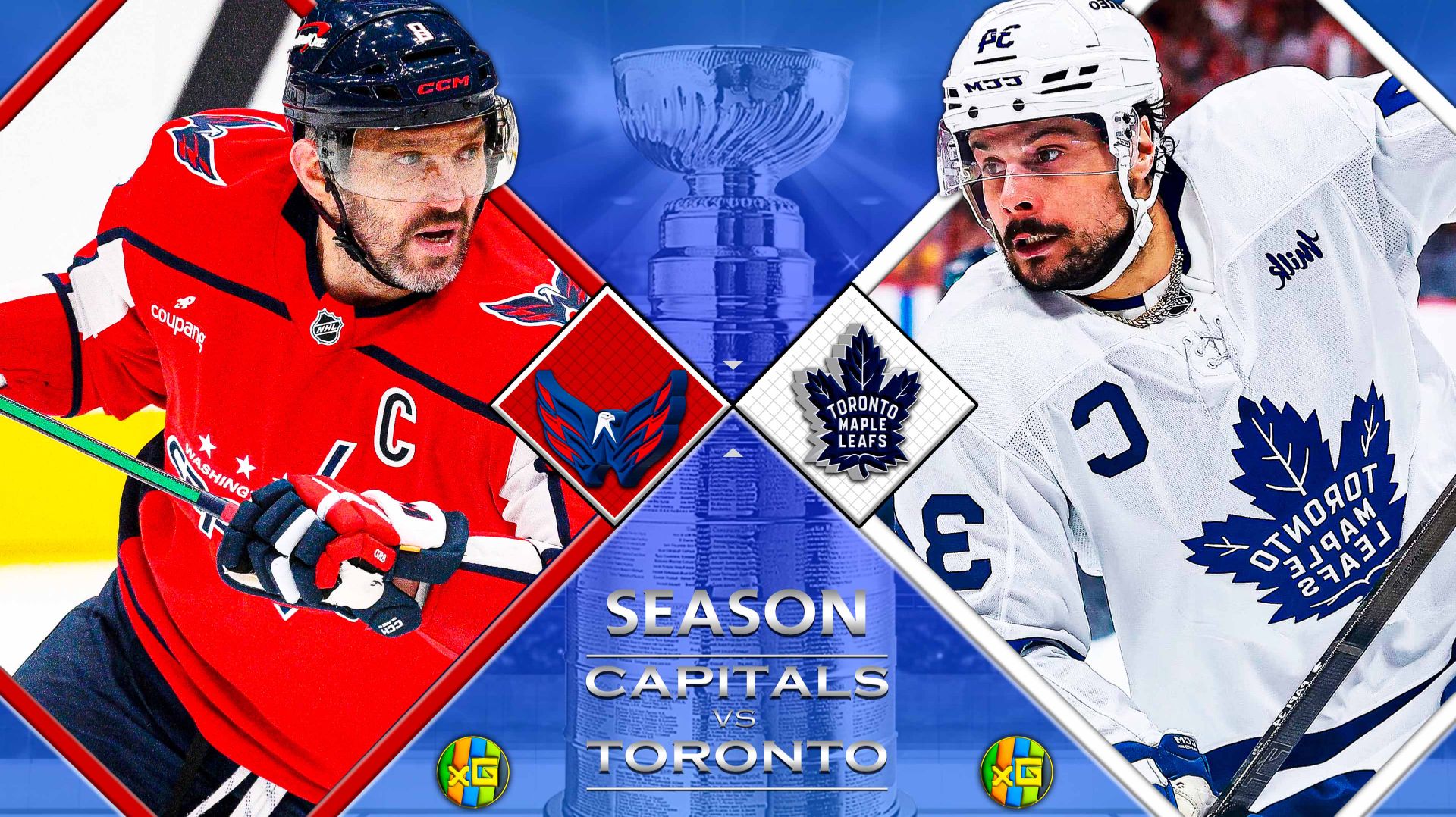 Вашингтон - Торонто | НХЛ | 19.12.2025 | Прямая трансляция | xG смотреть онлайн
