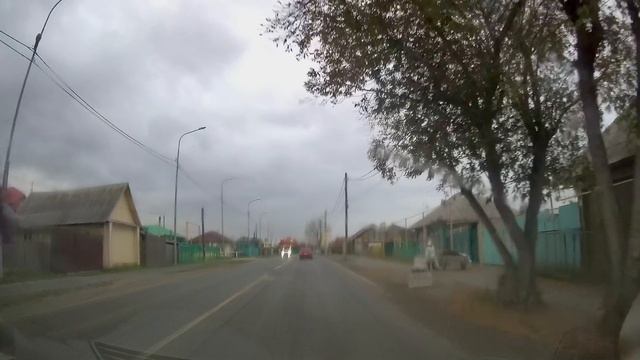 Движение на автомобиле из Тюмени с Киевской до "Ребячьей Республики"