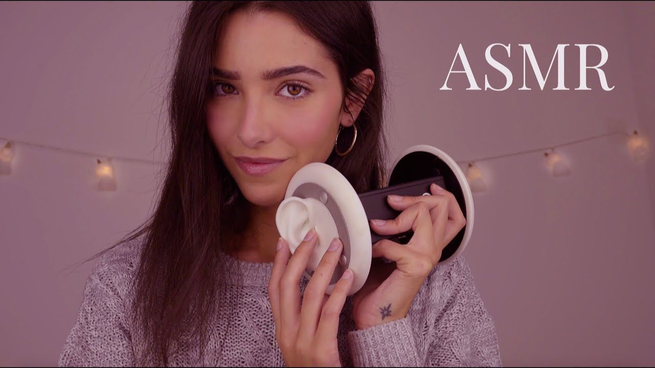 ASMR Ear Massage (Lotion sounds, Ear Muffs, Ear Brushing) + Zippo смотреть онлайн