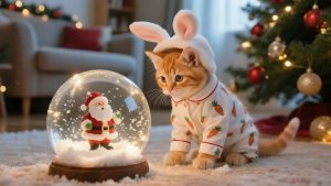 Котики готовятся к Новому Году