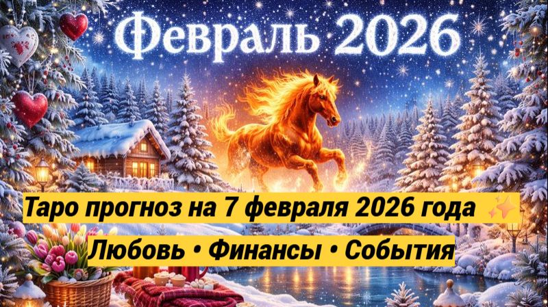 Таро прогноз на 7 февраля 2026 года ✨ Любовь • Финансы • События
