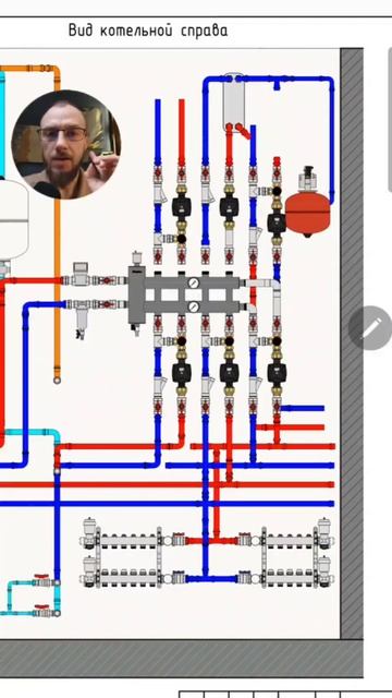 Обзор проекта котельной в доме 160 м2 часть 1 дизайн котельной и отопления