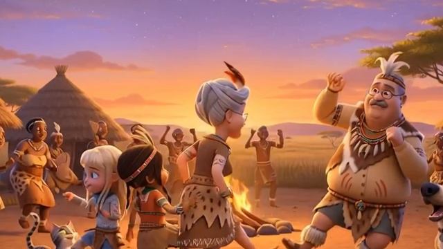 Чунга-Чанга 🌴 Весёлая детская песенка | Мультфильм и песня для малышей смотреть онлайн