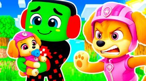 Я ПРИЮТИЛ МАЛЫШКУ СКАЙ ЩЕНЯЧИЙ ПАТРУЛЬ в МАЙНКРАФТ