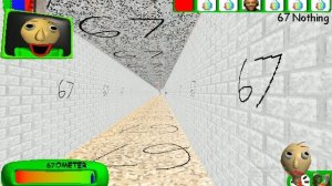 Что будет если решить все ответы неправильно в Baldi's 67 Basics?