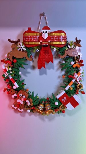 Новогодний венок - конструктор