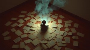 Она сидела на полу…Федор Тютчев