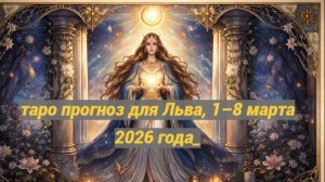 Таро прогноз для Льва с 1 по 8 марта 2026 года.