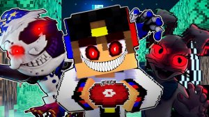 ВСЕ КОНЦОВКИ FNAF SECURITY BREACH и СЕКРЕТЫ в МАЙНКРАФТ НУБ ВИДЕО ТРОЛЛИНГ MINECRAFT ФНАФ Евгенбро