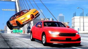 Аварии с высокоскоростным движением автомобилей - Crash BeamNG/Drive
